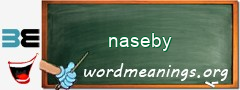 WordMeaning blackboard for naseby